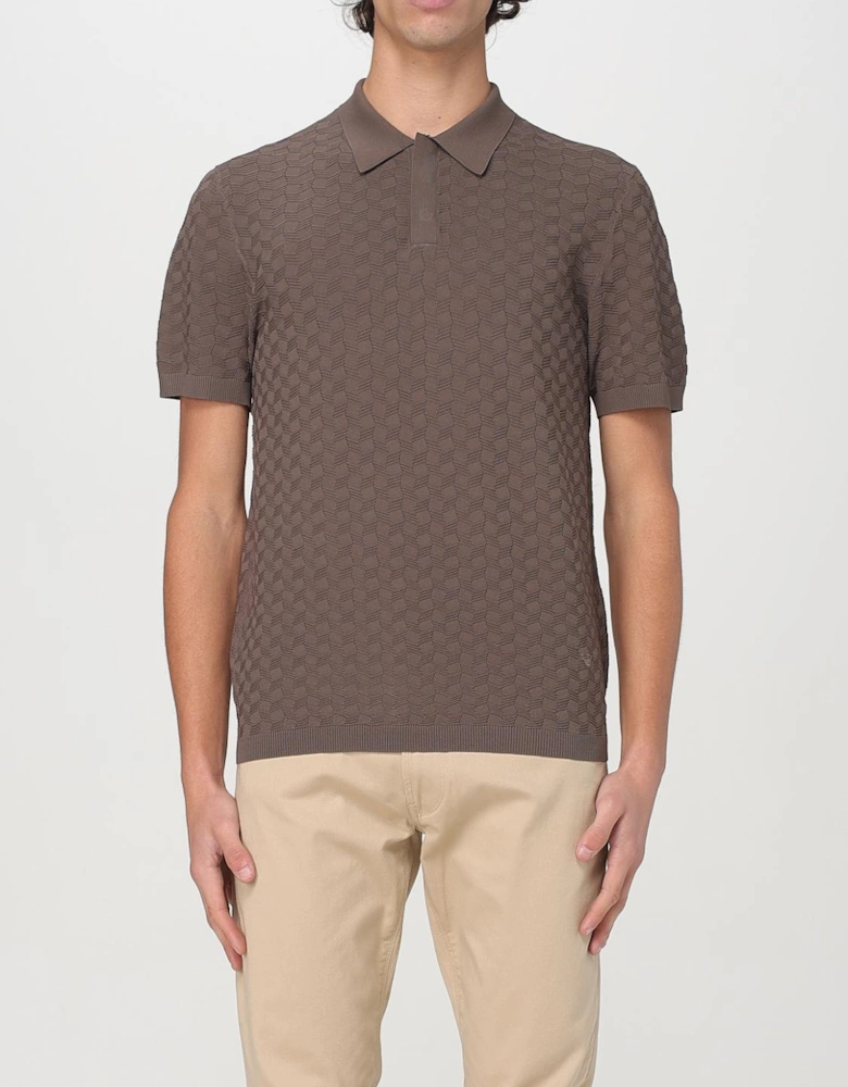 Knitted Polo Shirt Short Sleeves