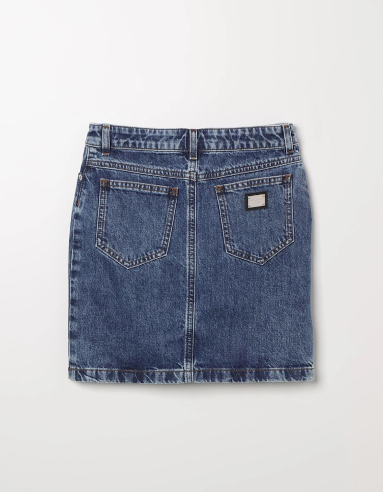 Denim Mini Skirt