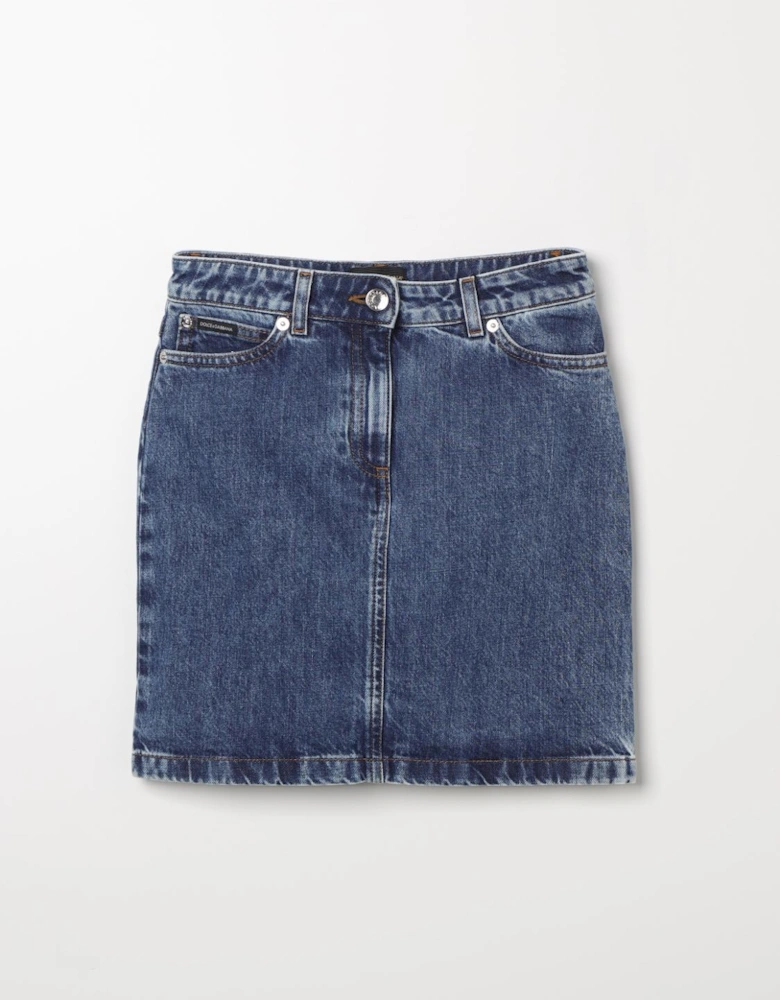 Denim Mini Skirt