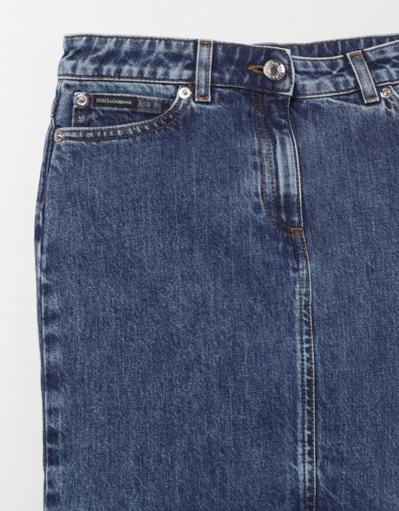 Denim Mini Skirt