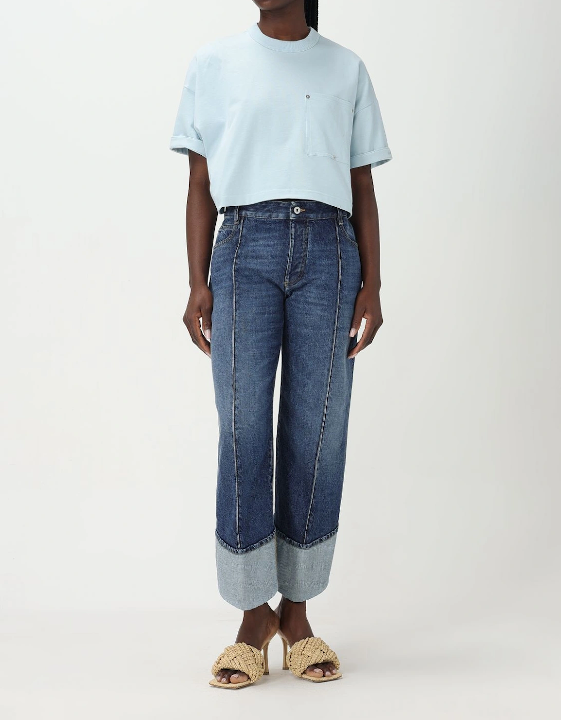 Cropped Boxy Pocket Tee