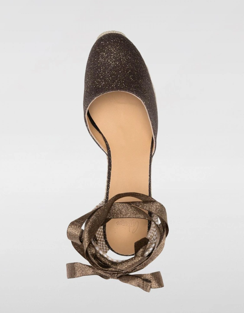 Carina Glitter Wedge Espadrille