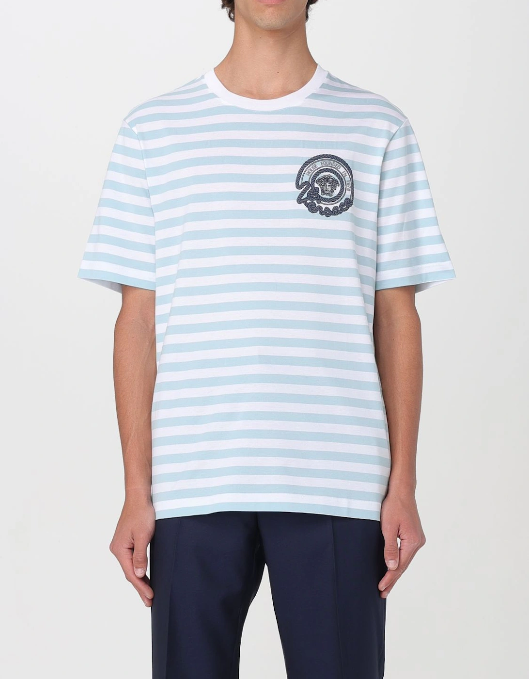 Striped Crew Neck TShirt