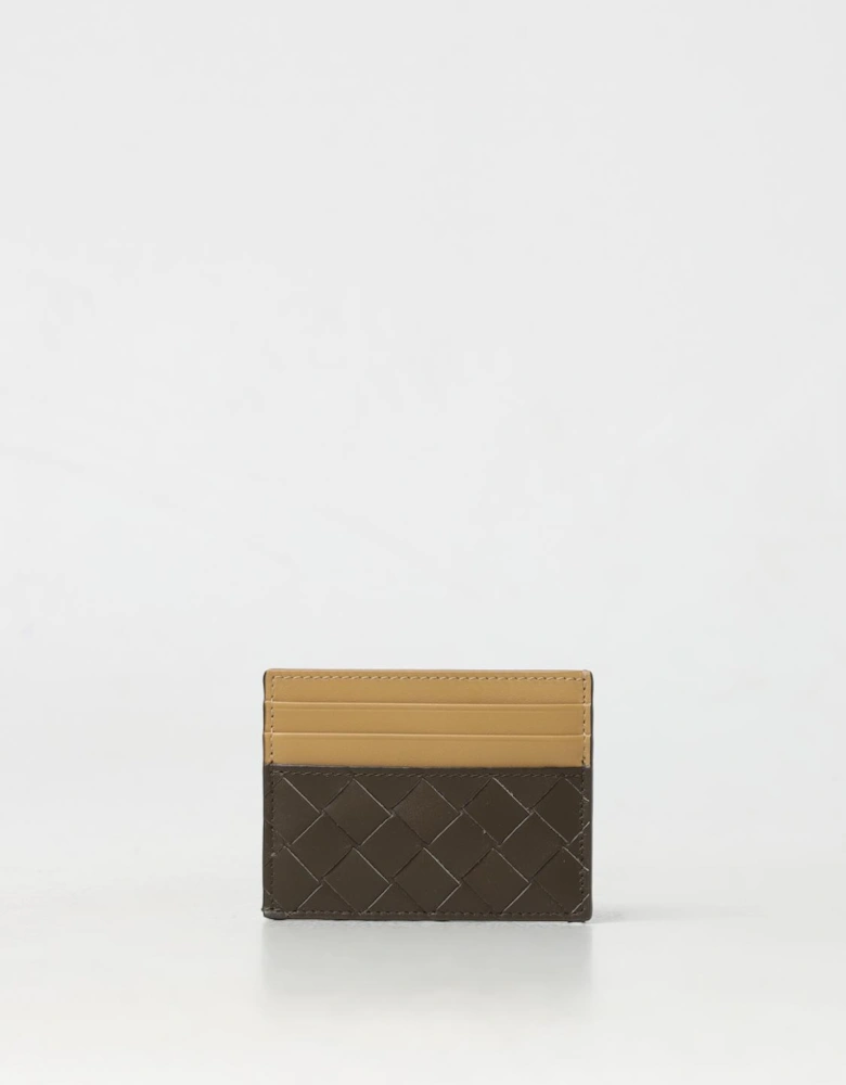Intrecciato Leather Card Holder