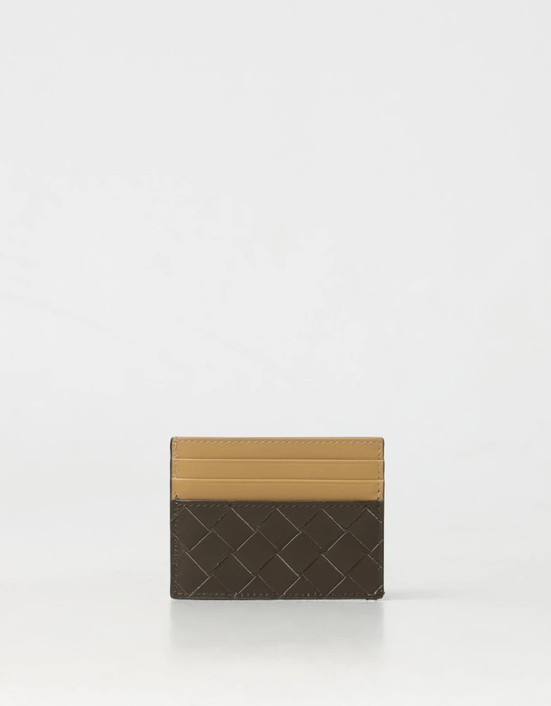 Intrecciato Leather Card Holder