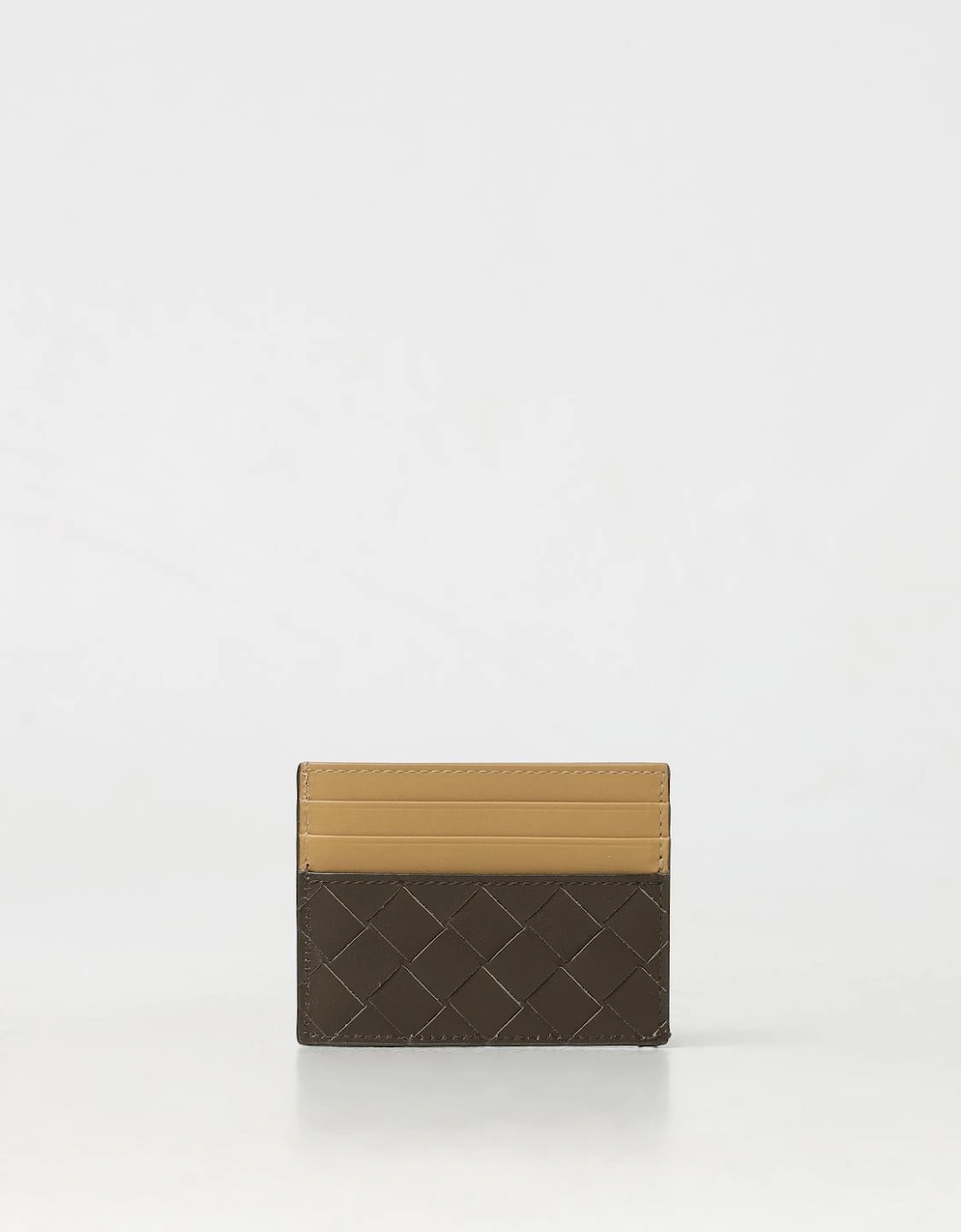Intrecciato Leather Card Holder
