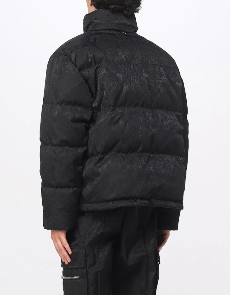 Floral Print Puffer Jacket