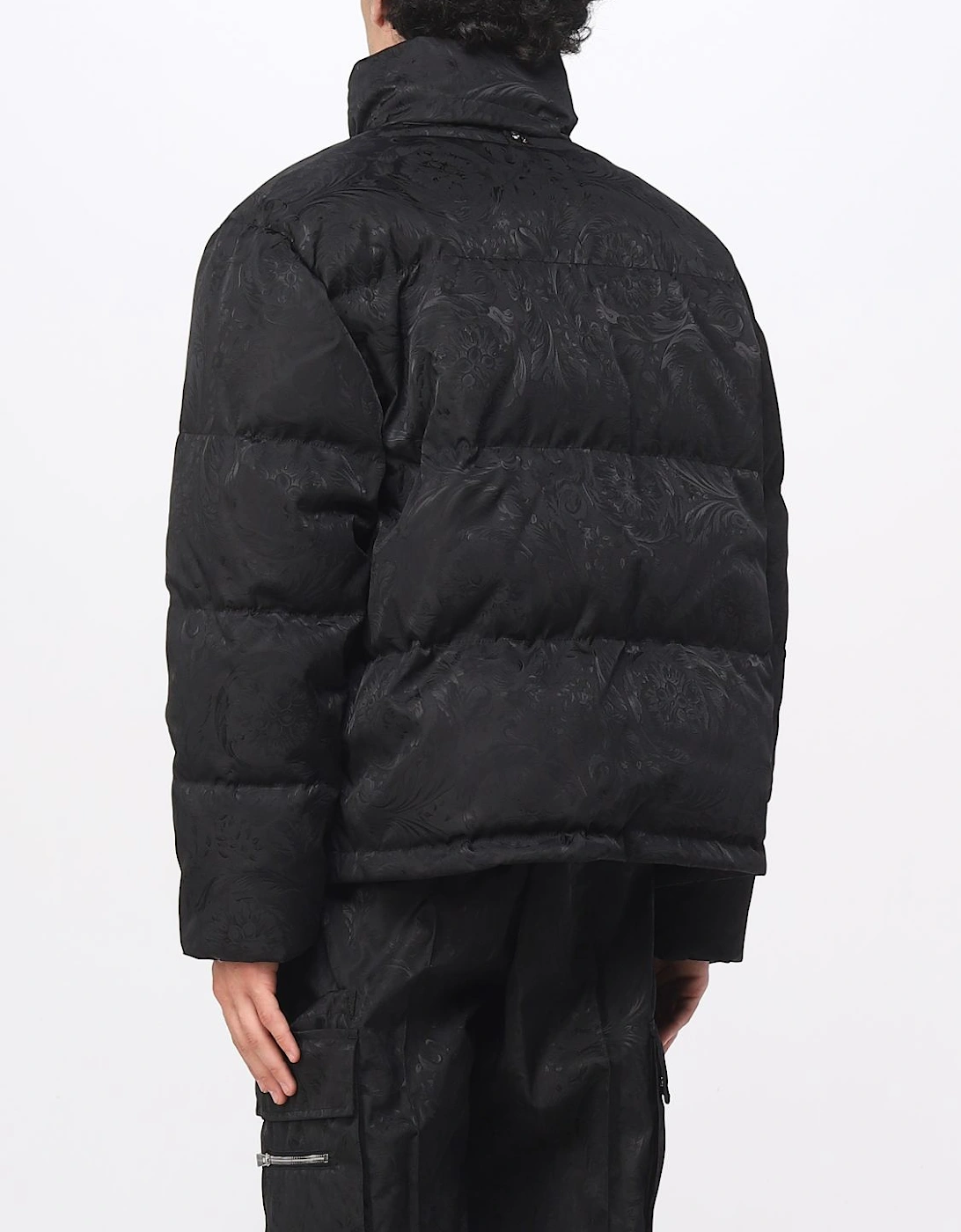 Floral Print Puffer Jacket
