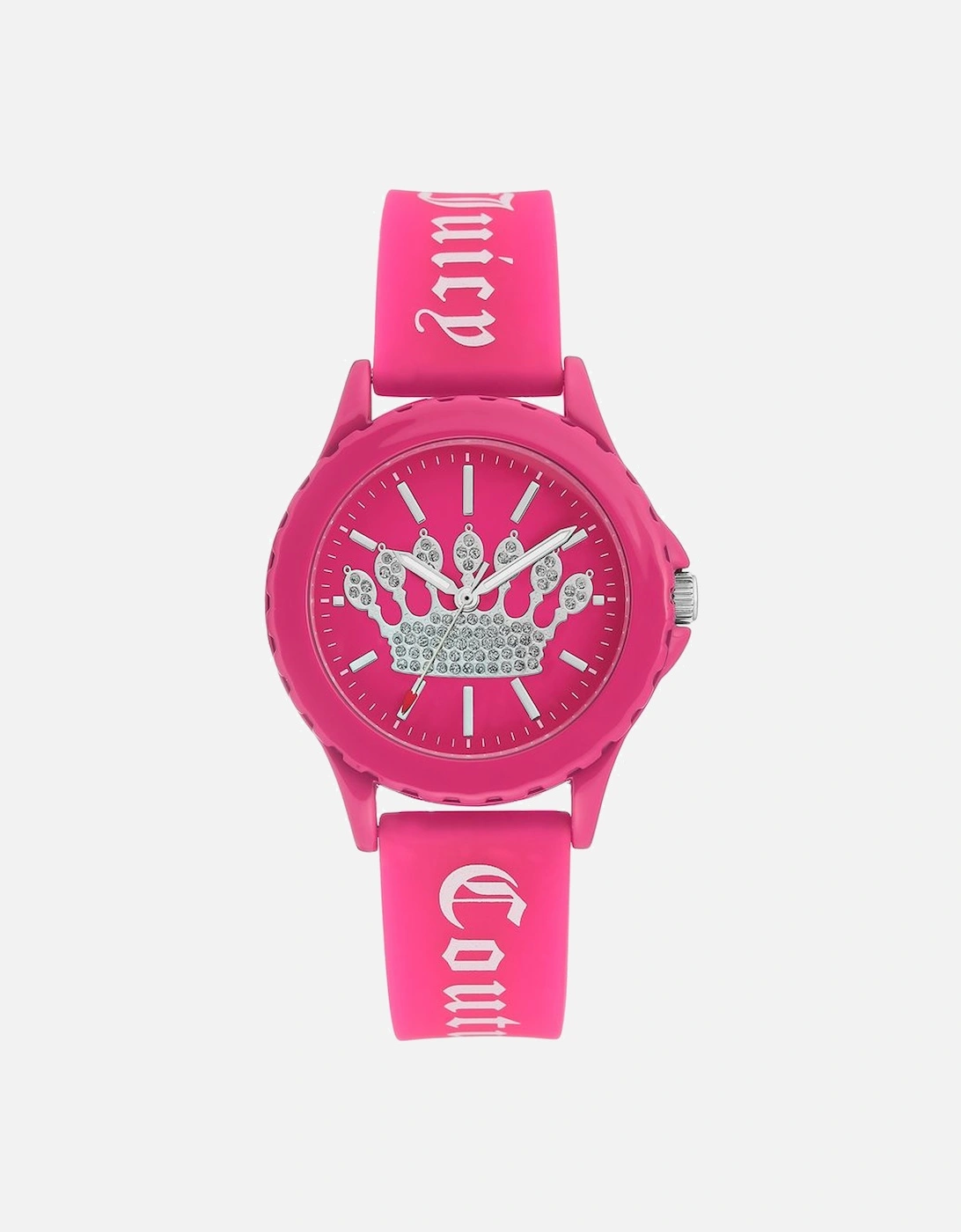 Crown Watch Pink Silicone Band, 4 of 3