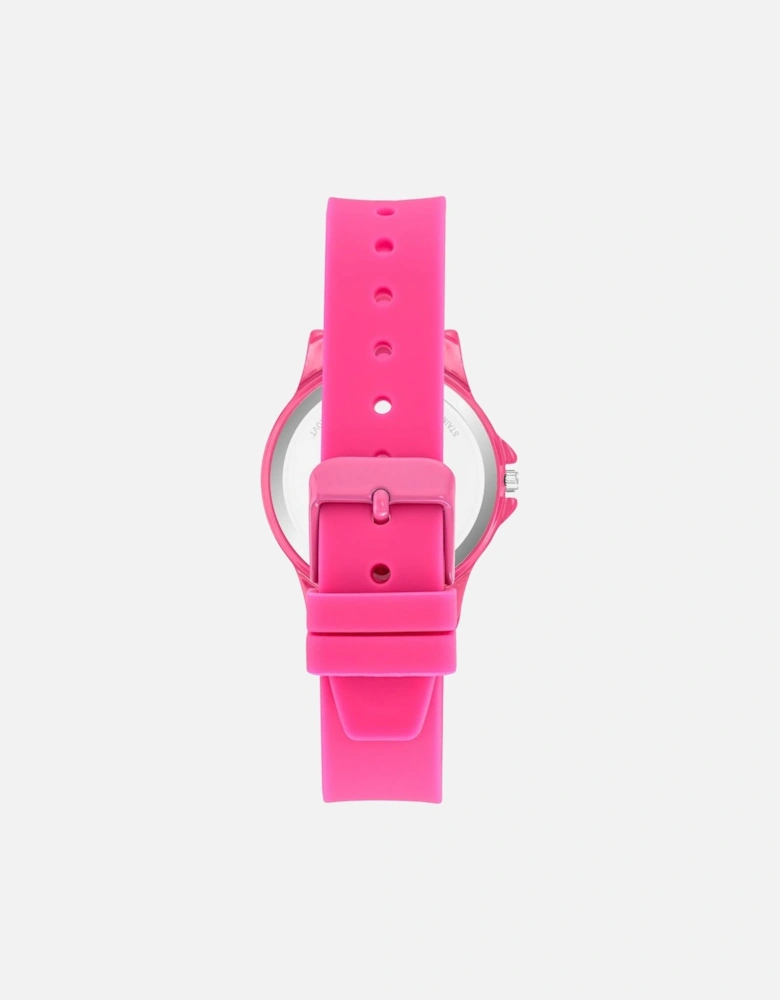 Crown Watch Pink Silicone Band
