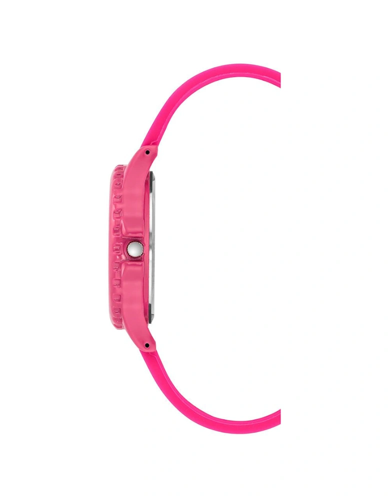 Crown Watch Pink Silicone Band