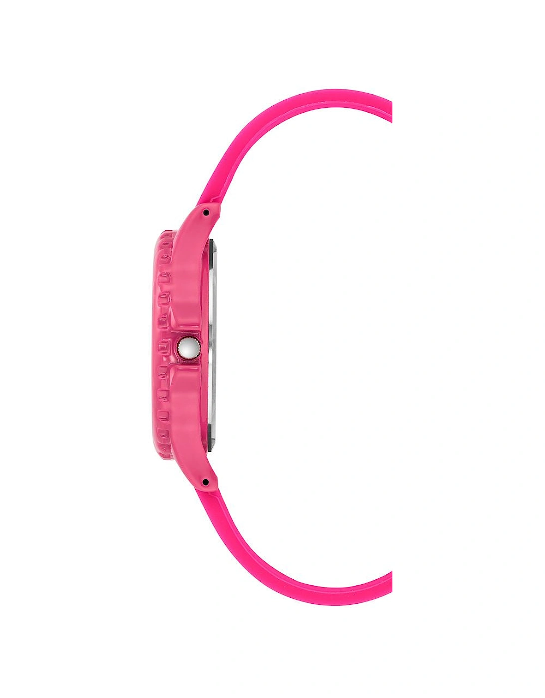 Crown Watch Pink Silicone Band