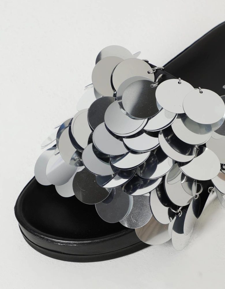 Sequin Embellished Slides