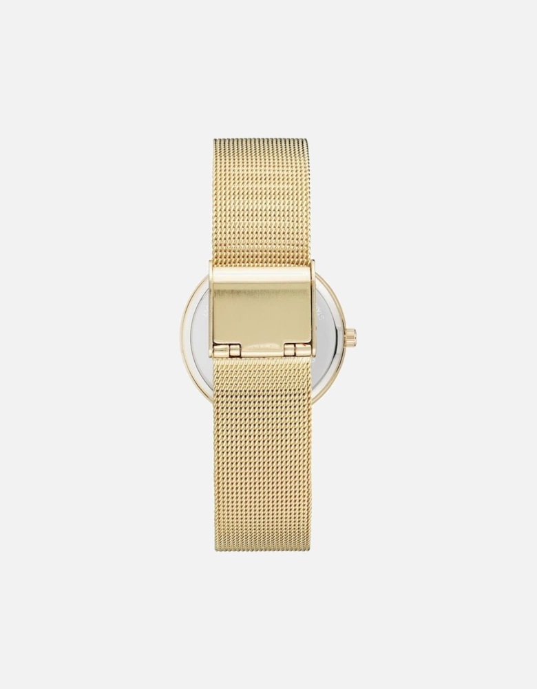 Heart Watch Gold Mesh Band Style