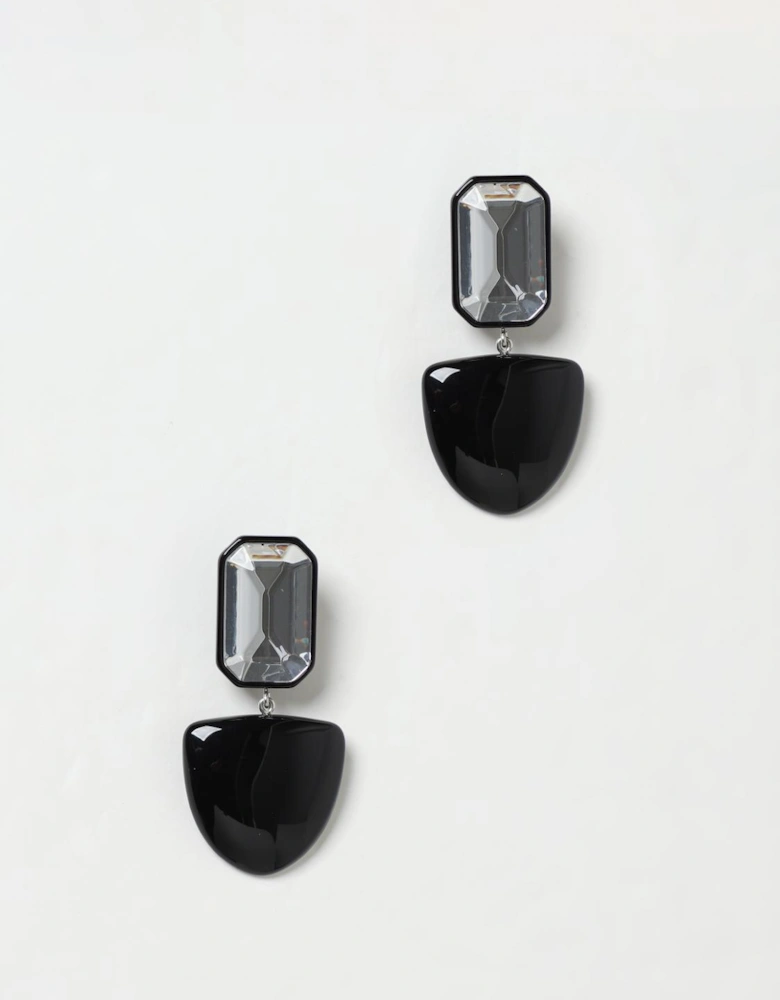 Crystal Resin Drop Earrings