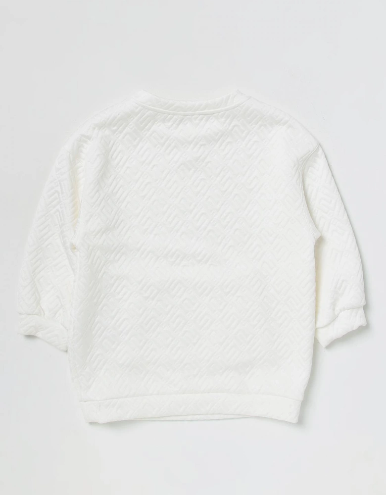Quilted Long Sleeve Sweater