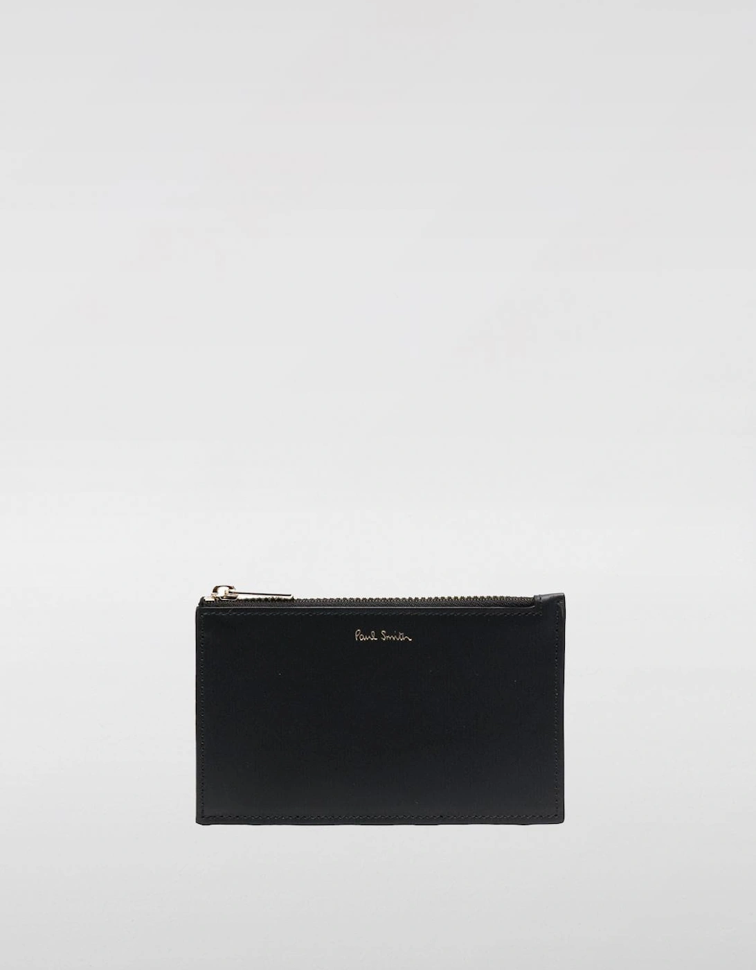 Zip Around Card Holder Black Leather Wallet, 4 of 3