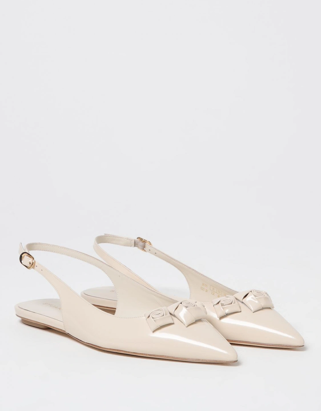 Almost Flat Slingback Pump Leather Sole
