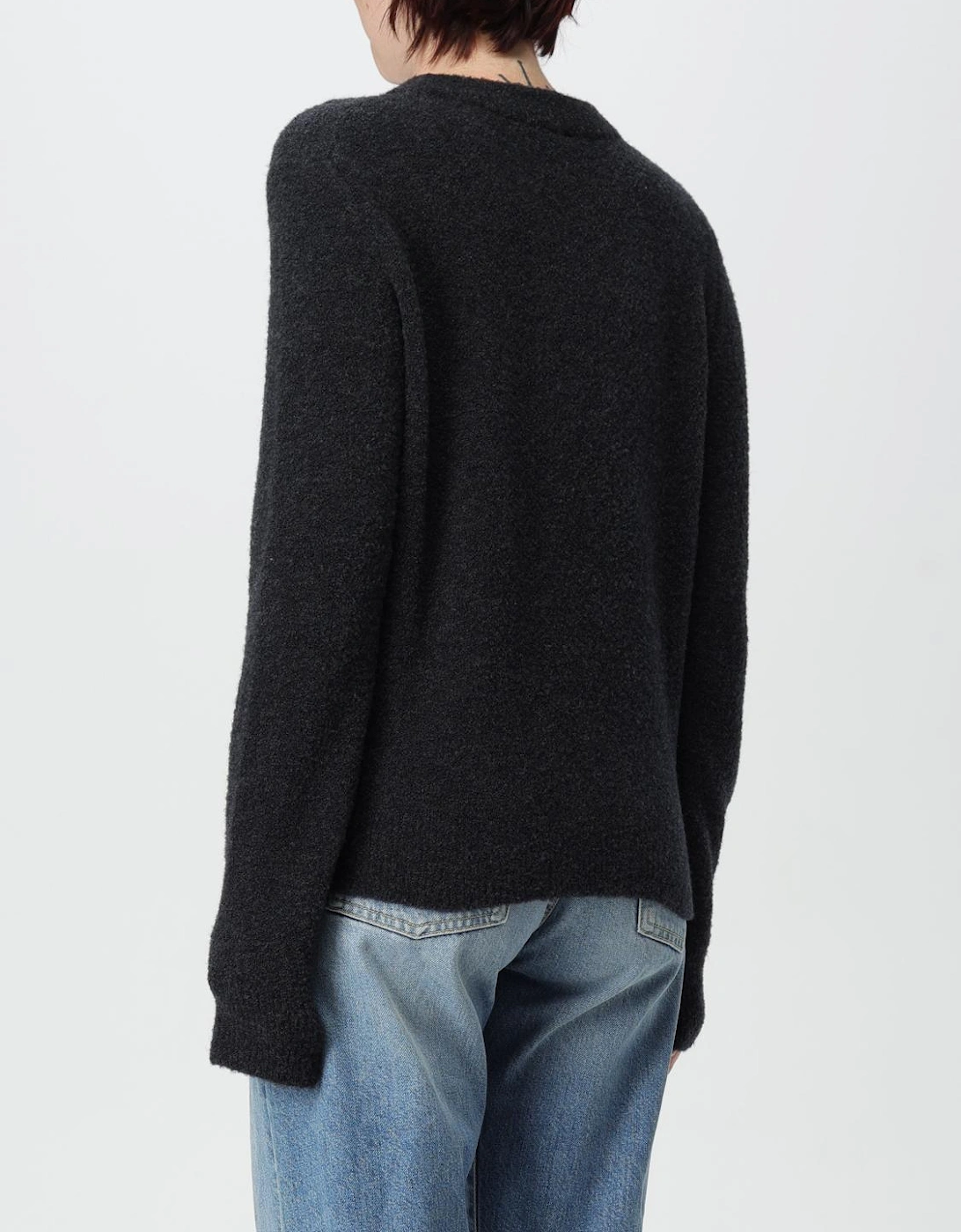 Fuzzy Knit Pullover Sweater