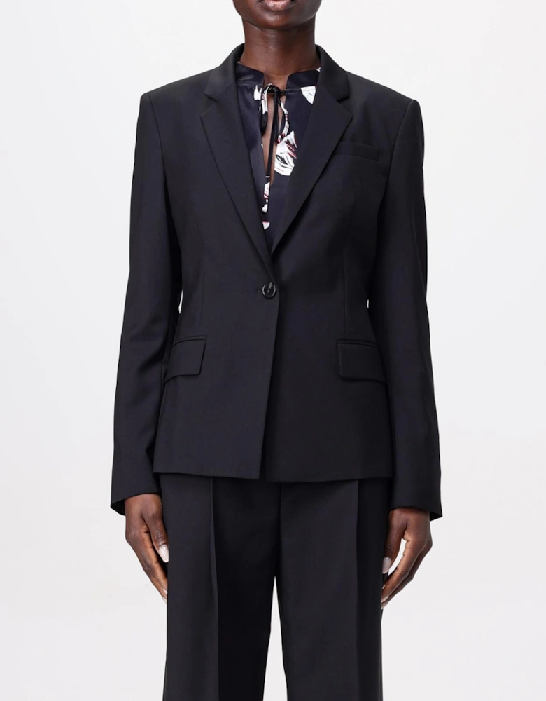Tailored SingleButton Blazer