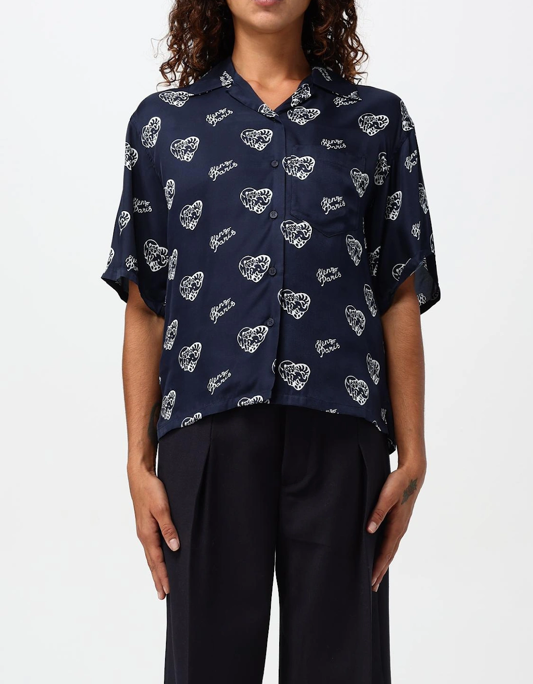 Silk Heart Print Shirt, 5 of 4