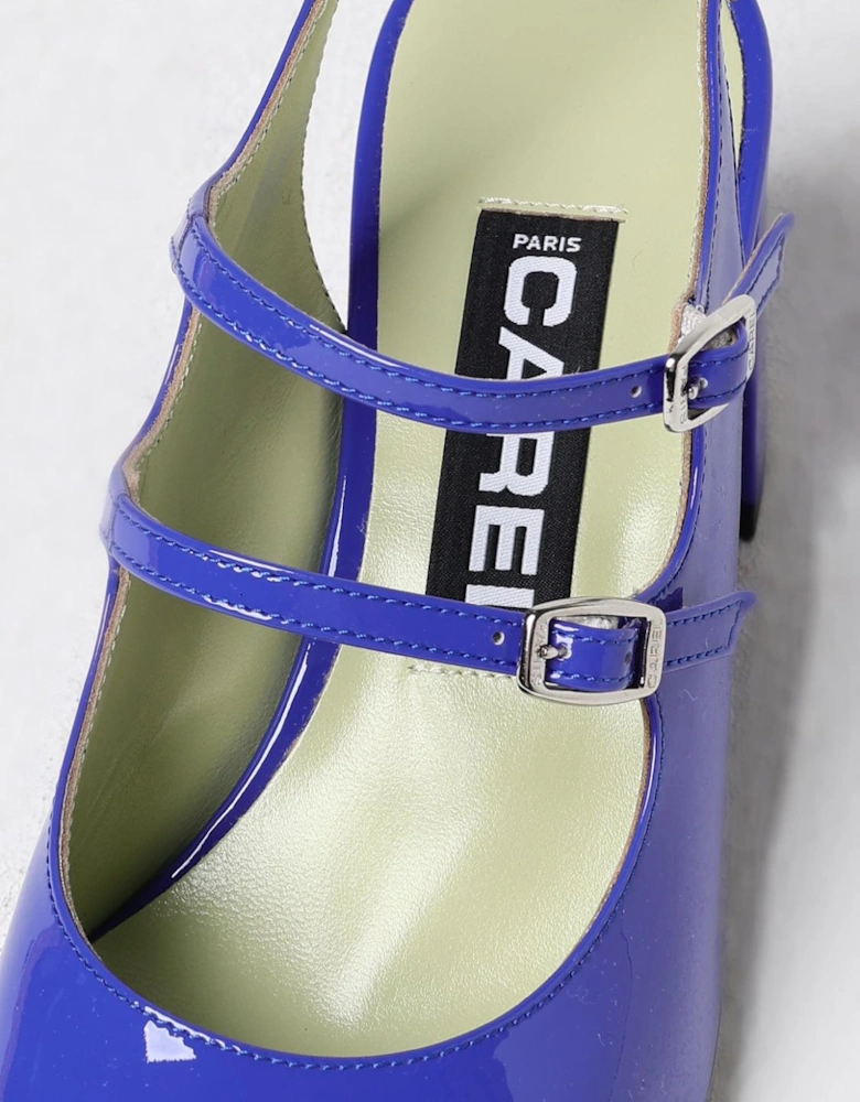 Patent Leather Double Strap Pumps