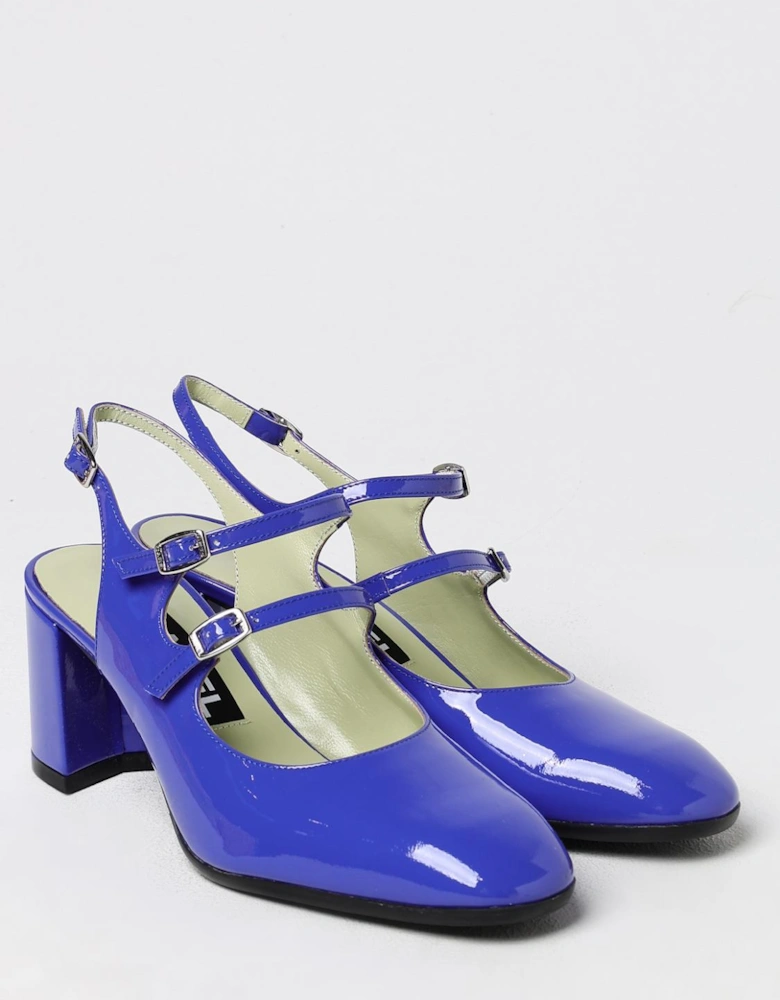 Patent Leather Double Strap Pumps