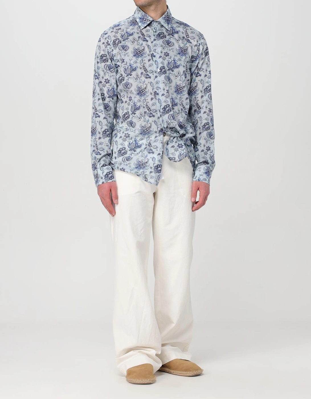 Floral Print Cotton Shirt