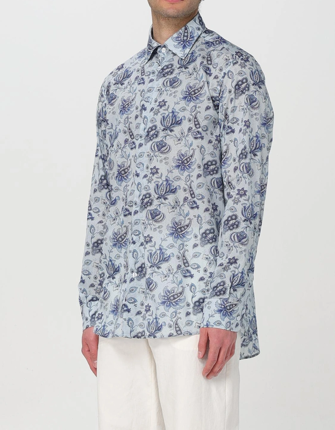 Floral Print Cotton Shirt