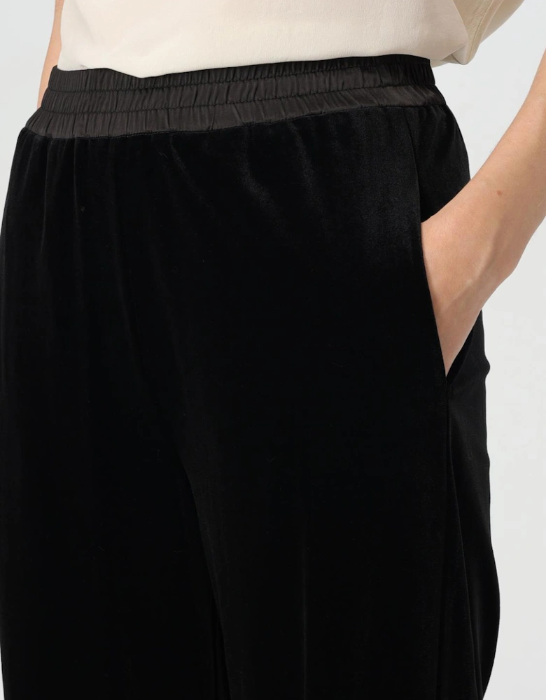 Velvet Wide Leg Pants