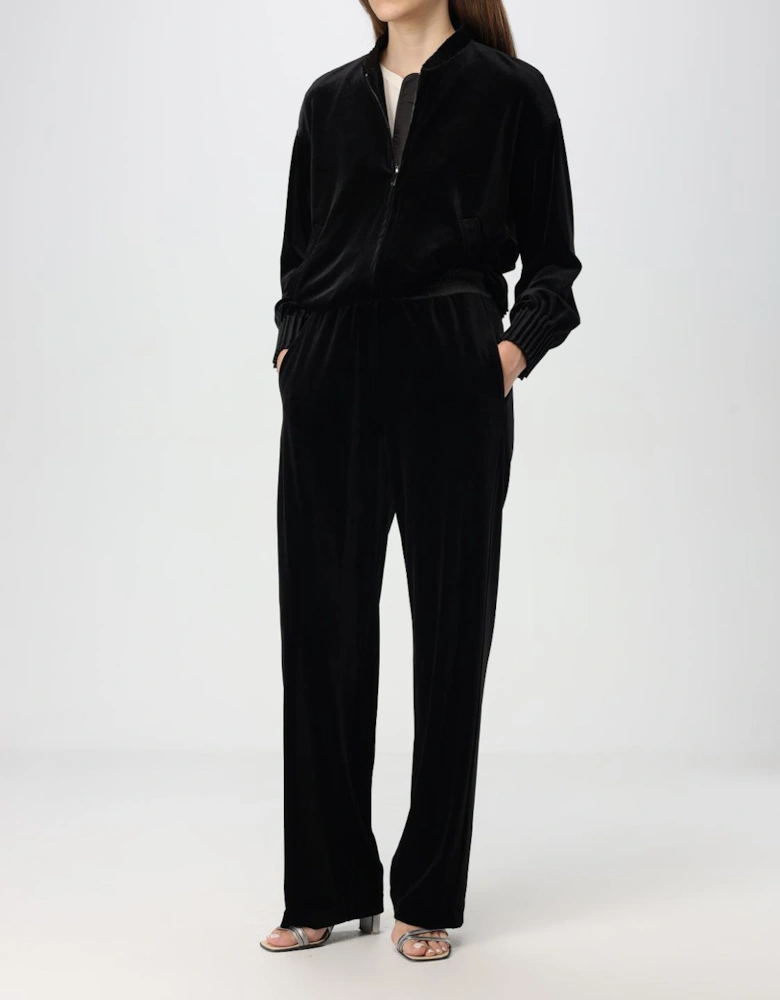 Velvet Wide Leg Pants