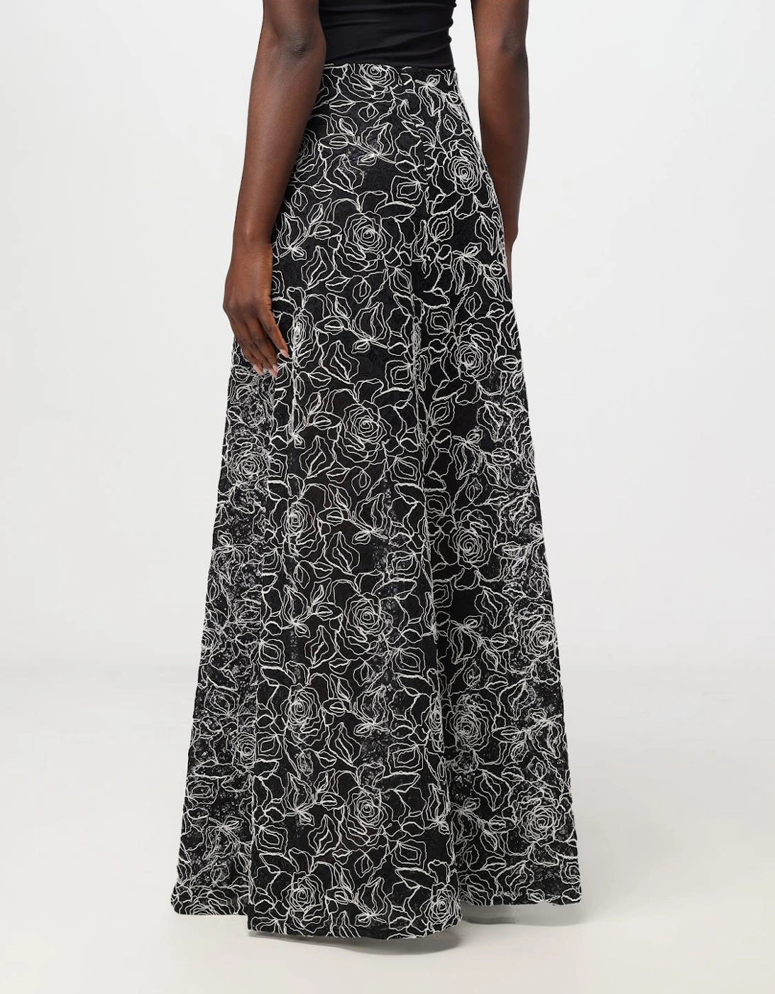 Floral Lace Maxi Skirt