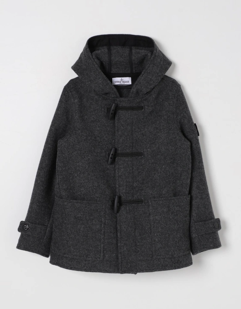 Kids Duffle Coat Wool Outerwear