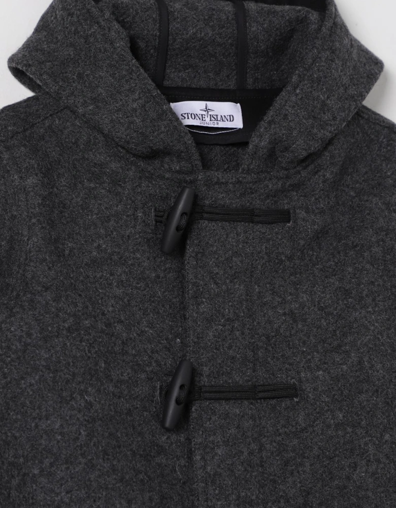 Kids Duffle Coat Wool Outerwear