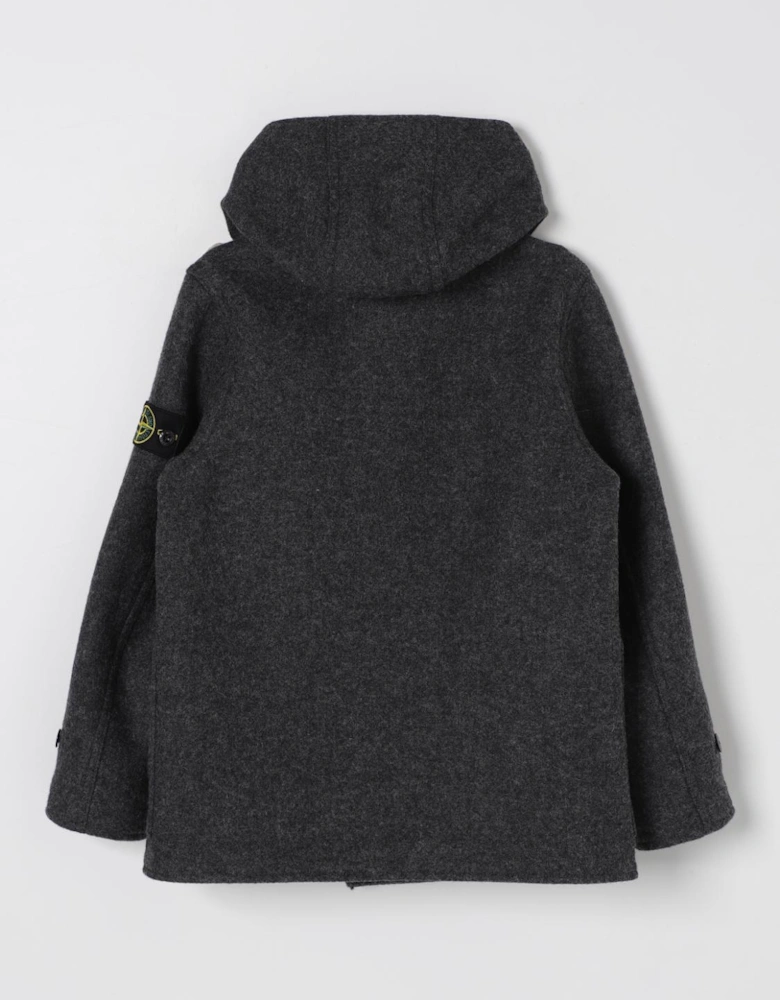 Kids Duffle Coat Wool Outerwear