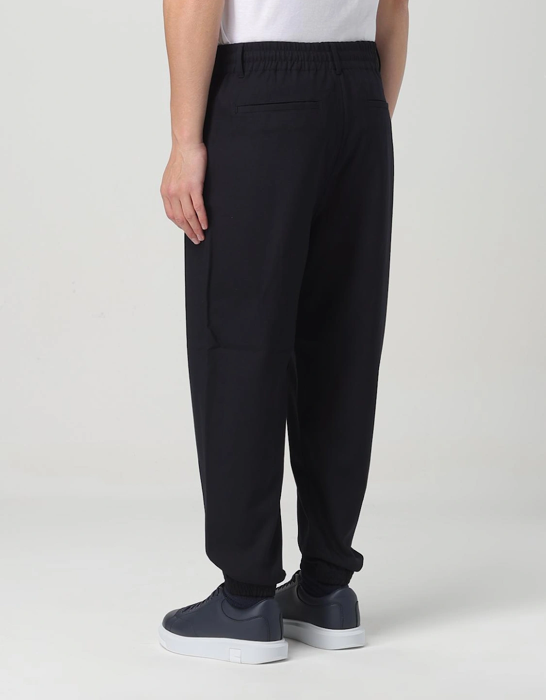 Casual Pants with Elastic Cuffs