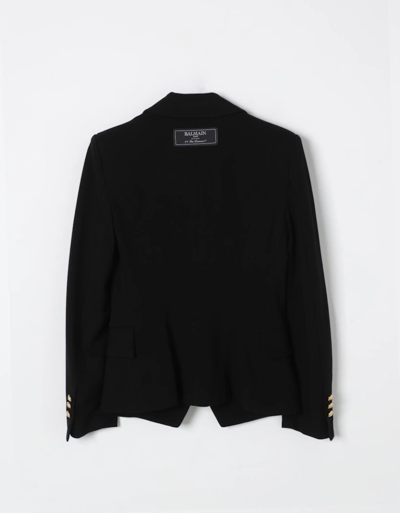 Double Breasted Blazer Gold Buttons