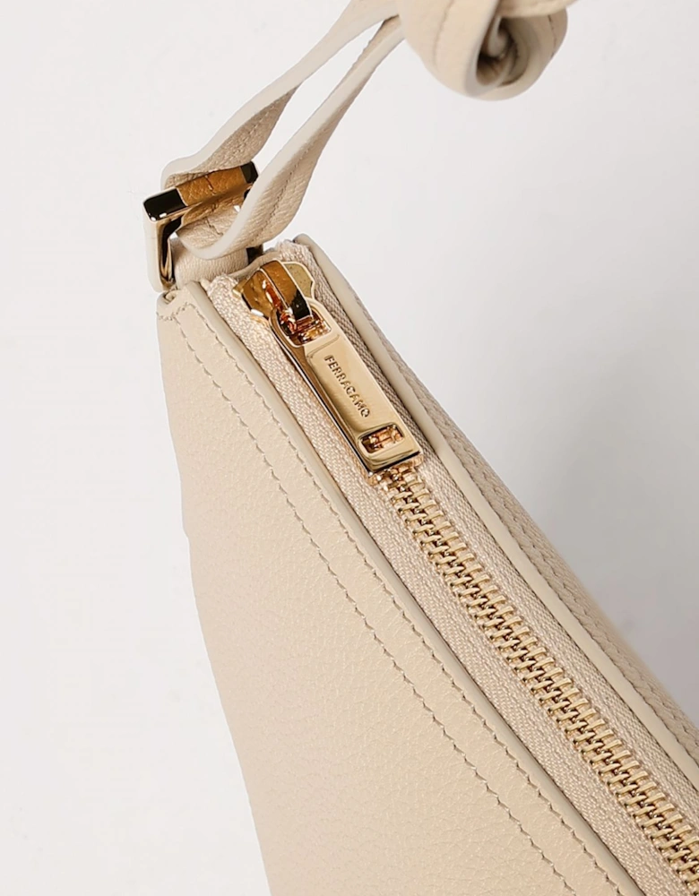 Crescent Leather Shoulder Bag