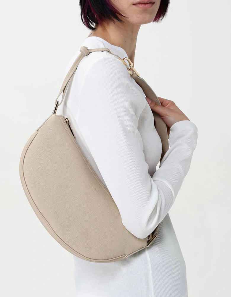 Crescent Leather Shoulder Bag
