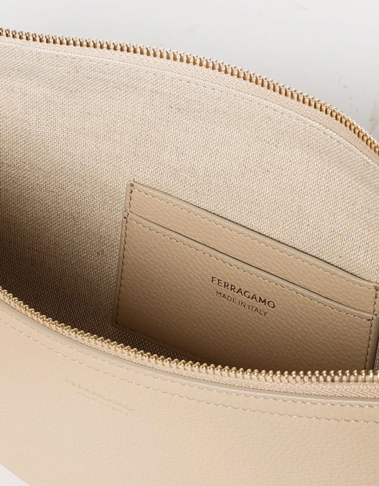 Crescent Leather Shoulder Bag