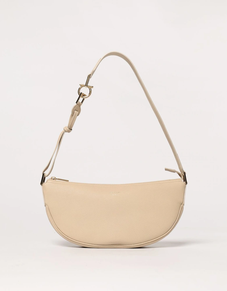 Crescent Leather Shoulder Bag