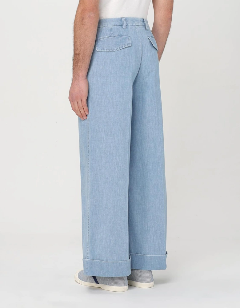 Wide Leg Denim Jeans