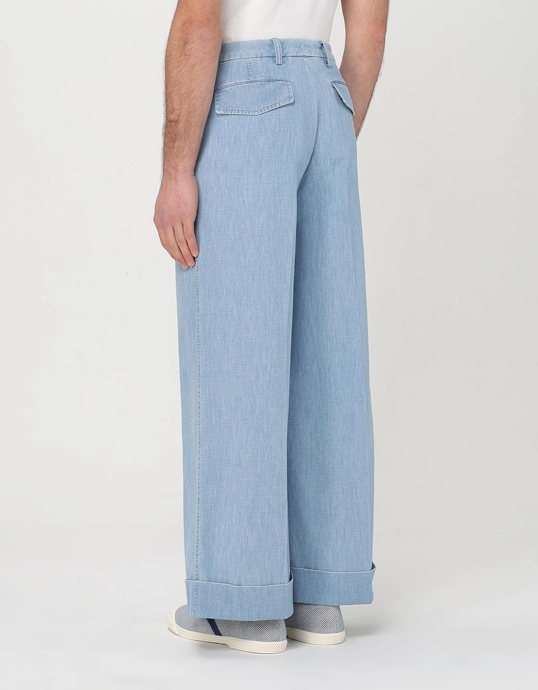 Wide Leg Denim Jeans