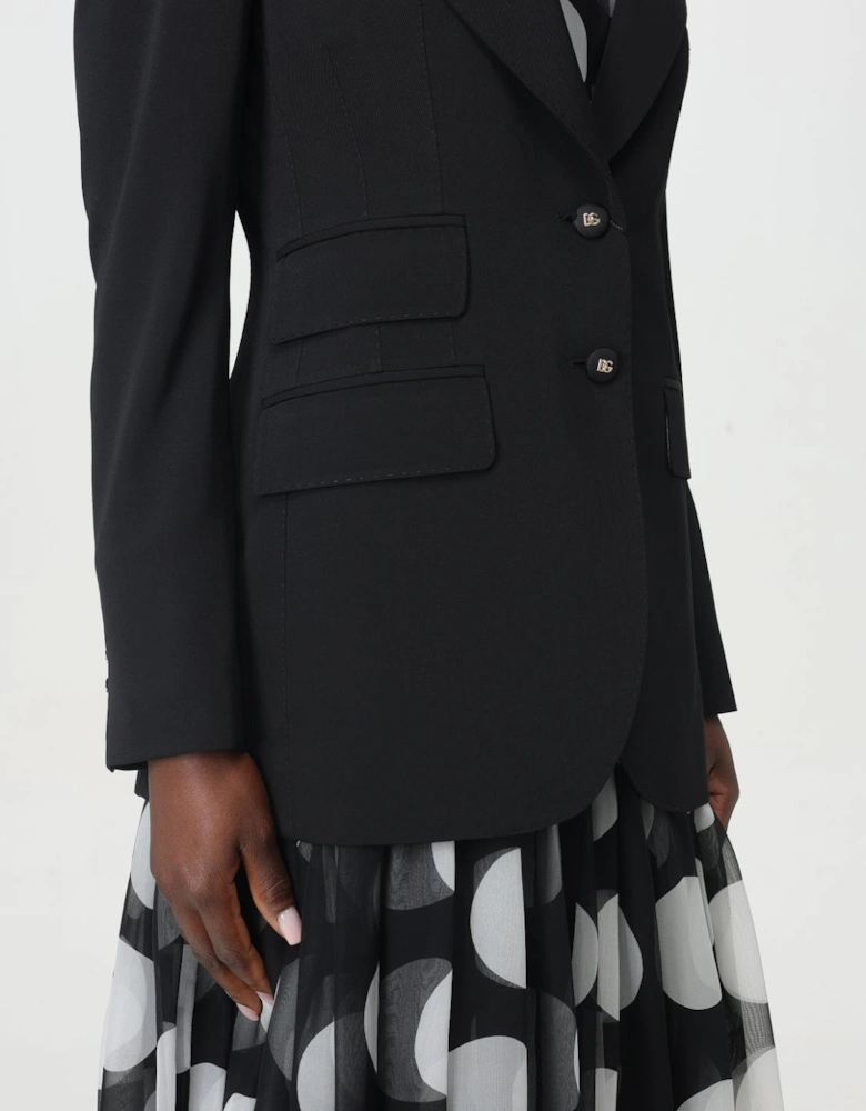 Structured Notch Collar Blazer