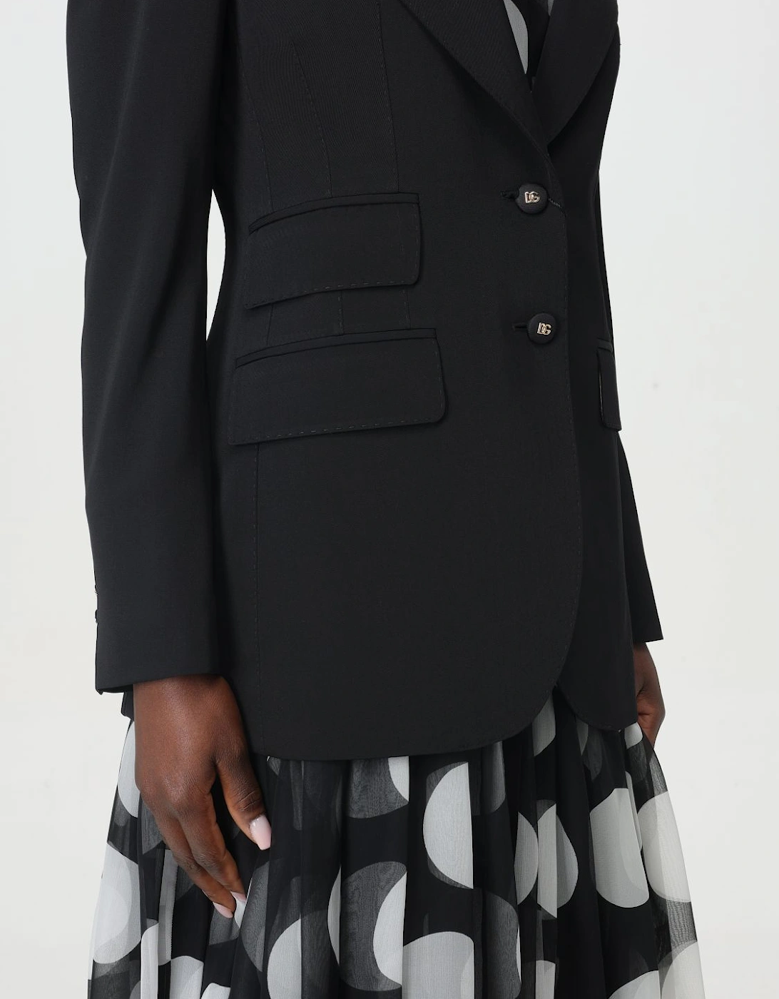 Structured Notch Collar Blazer