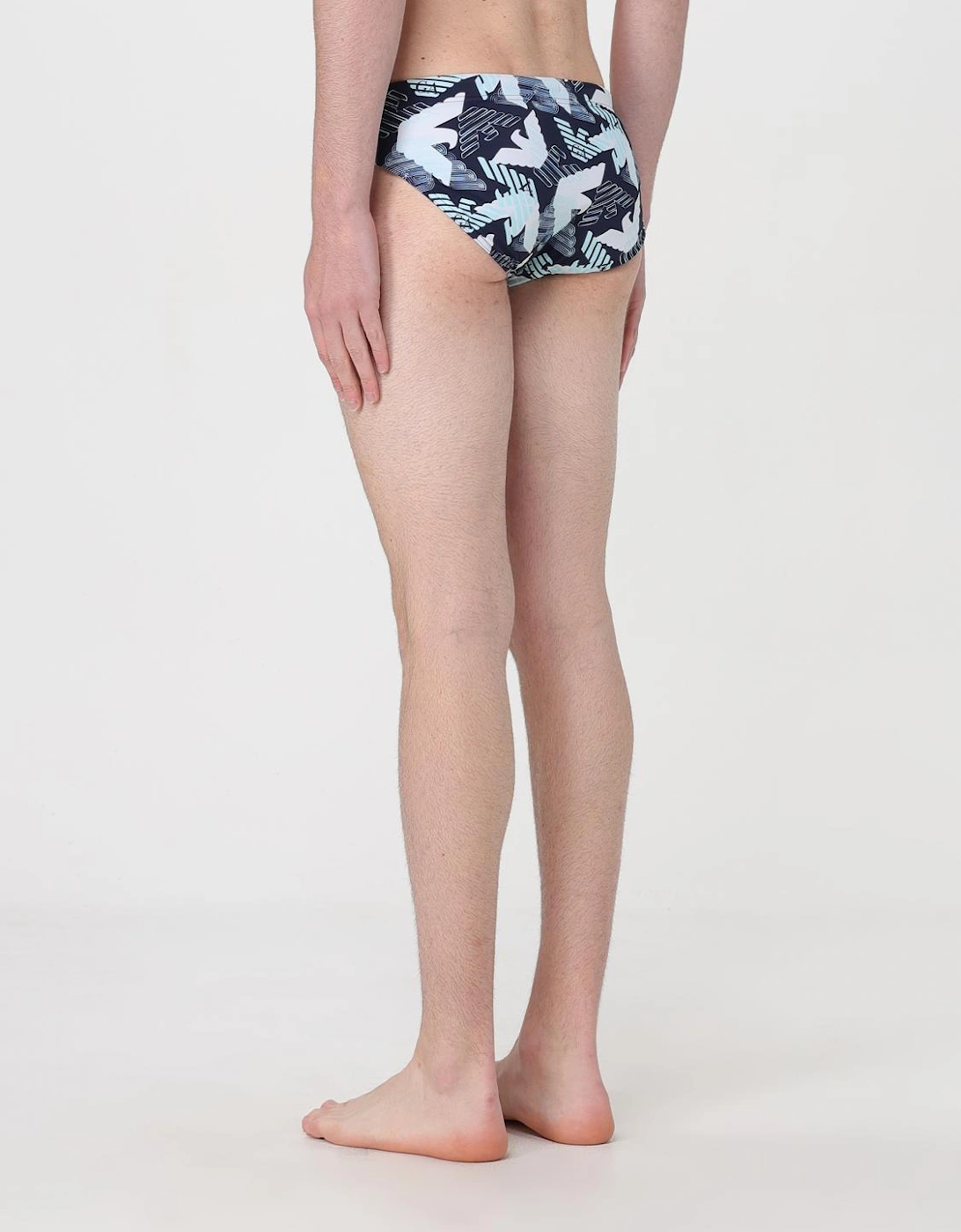 Eagle Print Swim Briefs