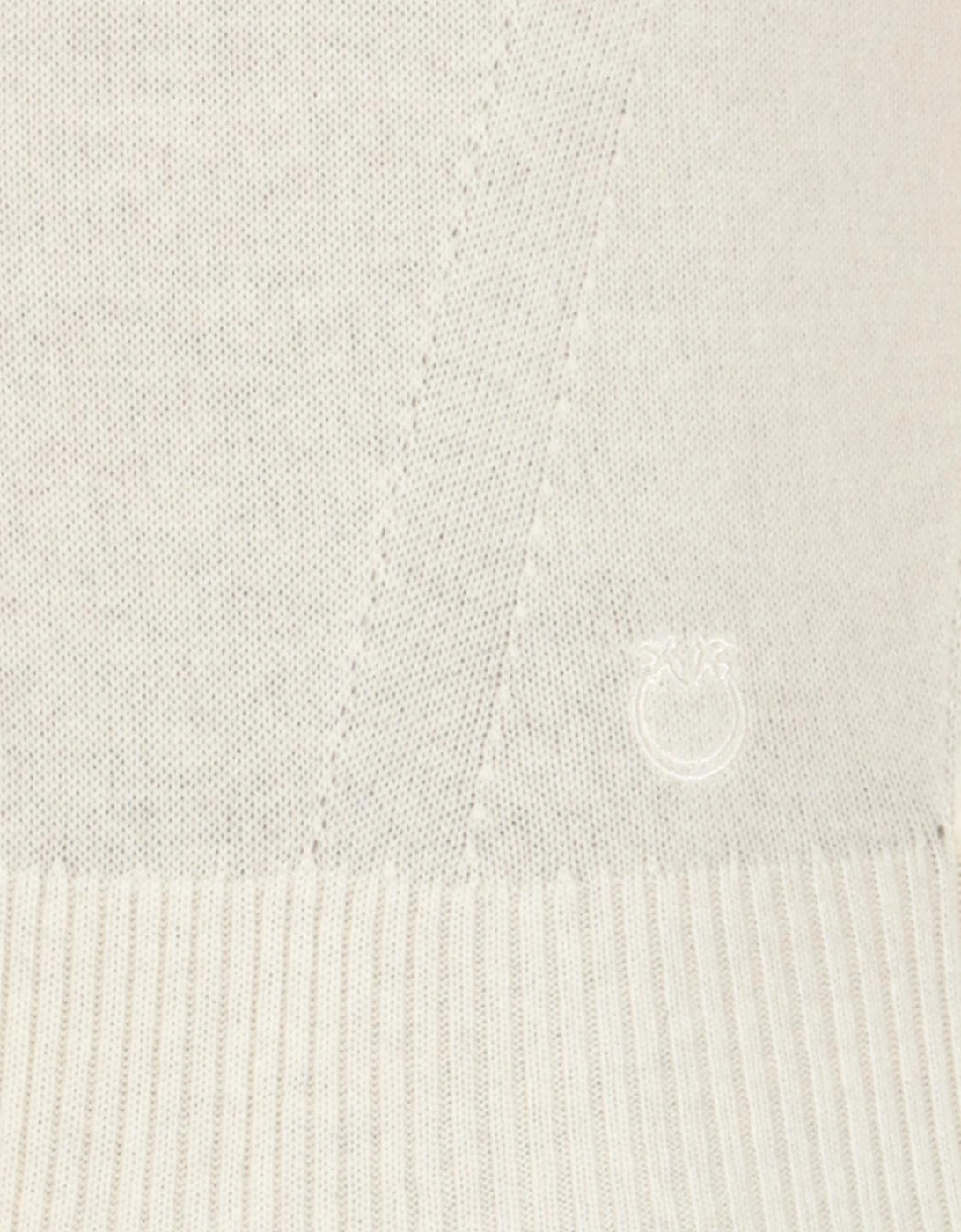 Cropped Mock Neck Knit Sweater