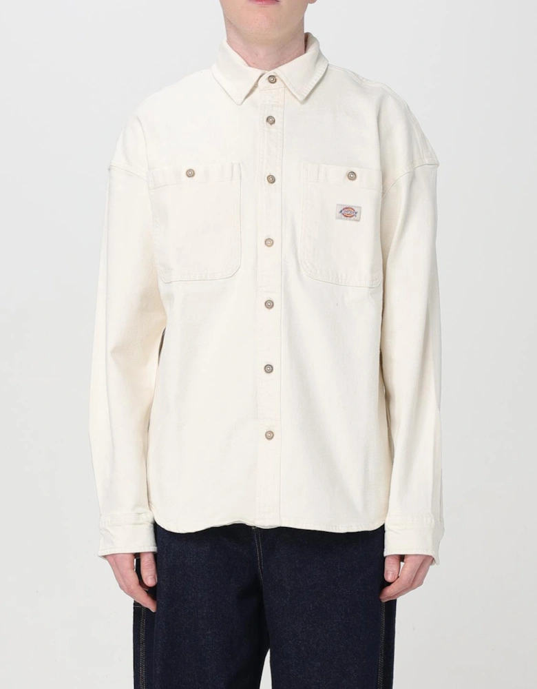Loose Fit Long Sleeve Work Shirt