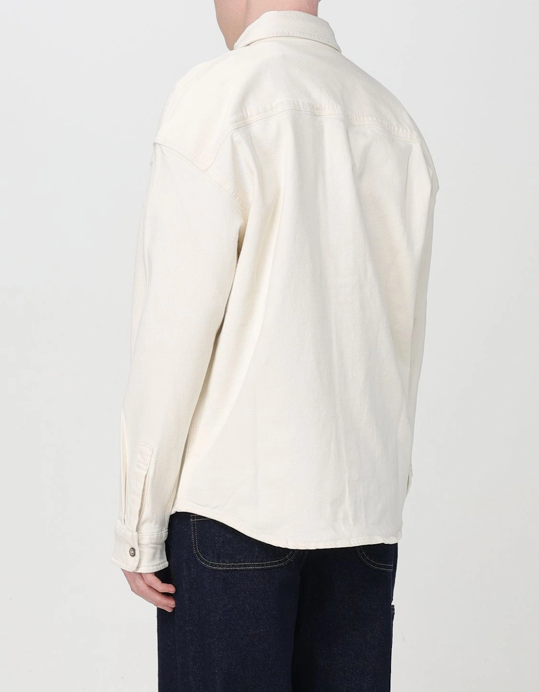 Loose Fit Long Sleeve Work Shirt