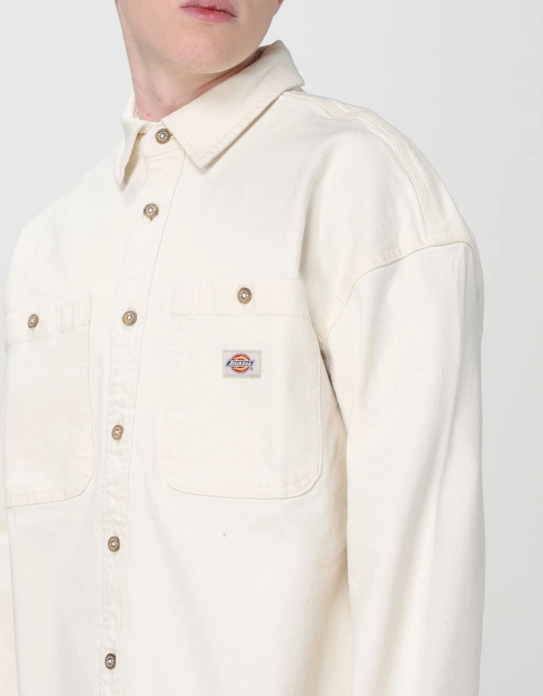 Loose Fit Long Sleeve Work Shirt